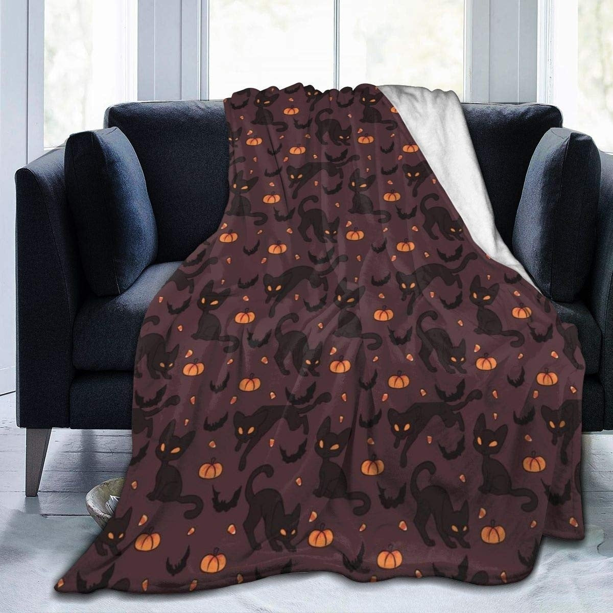 Blanket Warm Sofa Blanket Printed Double-sided Flannel