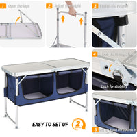 4ft Outdoor Folding Table