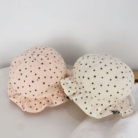 Baby Fisherman Double Polka Dot Baby Sun Hat