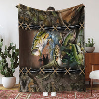 Printed Flannel Blanket Thick Double-layer Blanket Air Conditioning Blanket