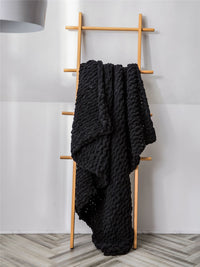 Woven Blanket Chenille Stick Knitted Blanket