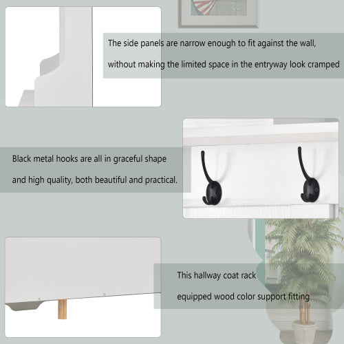 Multi Functional Corridor Coat Rack