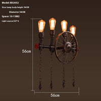 Retro Industrial Style Wall Lamp, Iron Nostalgic