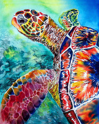 Animal Full Diamond Embroidery Diy Diamond Painting Sea Turtles Decor Resin Stone Pasted Picture Children Birthday Gift A029