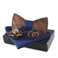 Wooden bow tie bow