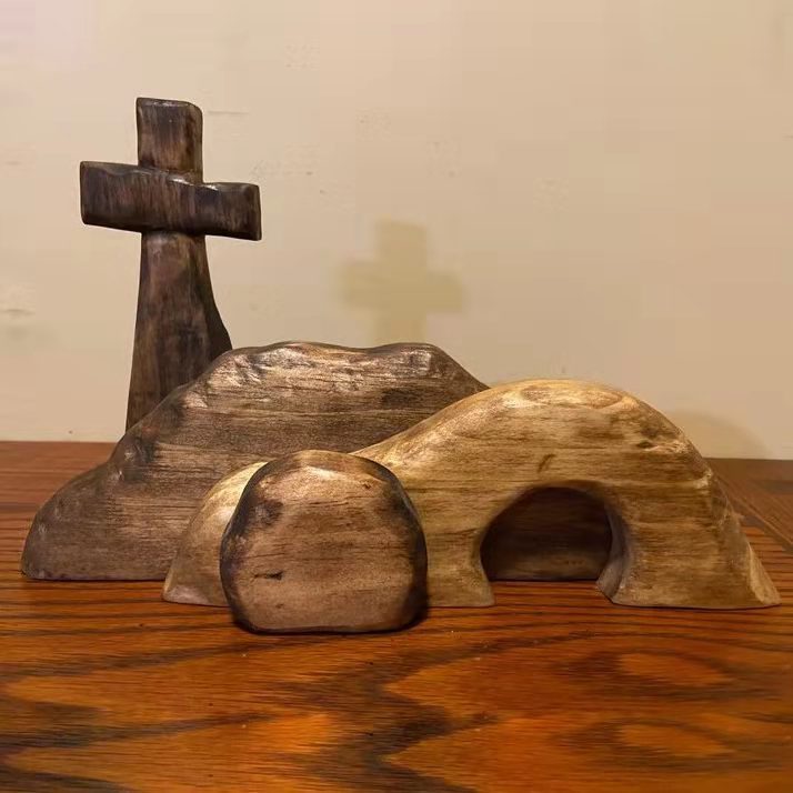 Cross Wooden Decoration