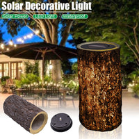 Solar LED outdoor waterproof stump decorative lamp