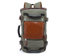 Retro Casual Large Capacity Backpack Men's Backpack Multifunction Travel Casual Backpack