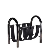 Metal Leather Magazine Rack