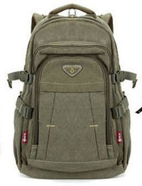 Large Capacity Men And Women Backpack Travel Bag Canvas Bag