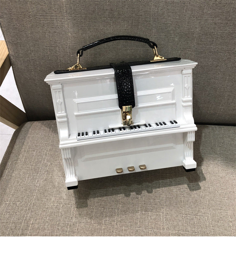 Piano Acrylic Box Shoulder Crossbody Small Square Bag