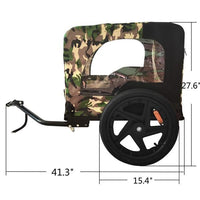 Camouflage Folding Bicycle Trailer