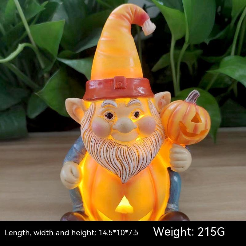 New Halloween Pumpkin Old Man Gnomes