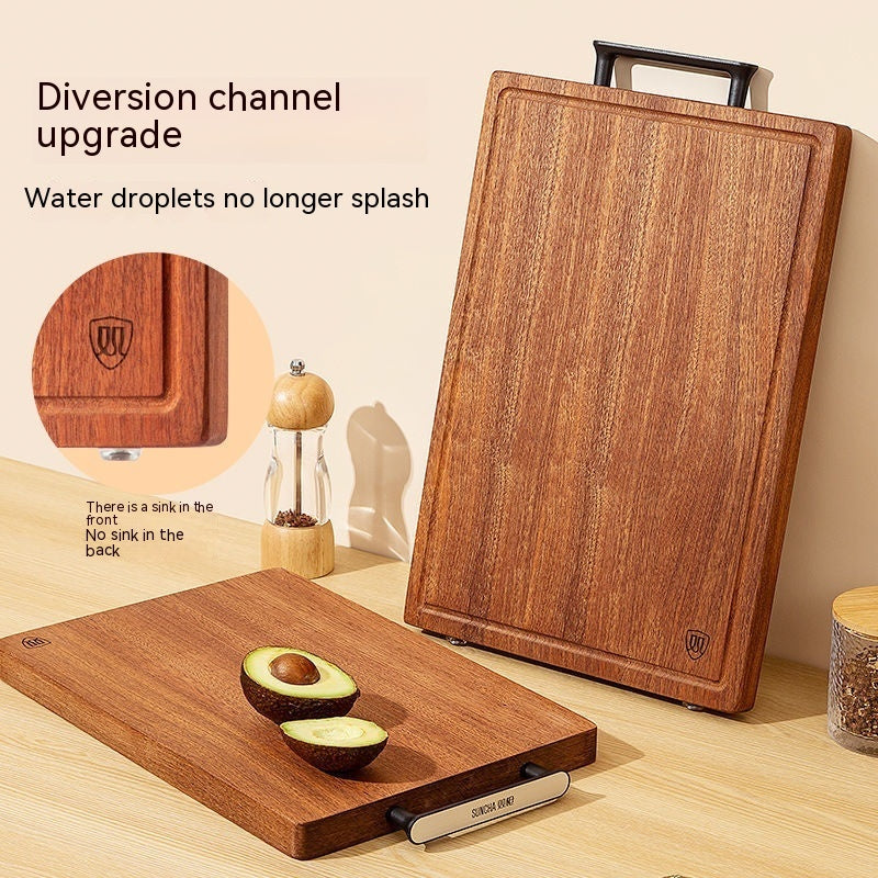 Ebony Cutting Board Solid Wood Household Cutting Board