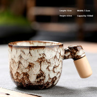 Wooden Handle Ceramic Cup Dahuaware