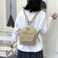 Women's Fashion Corduroy Solid Color One Shoulder Messenger Bag