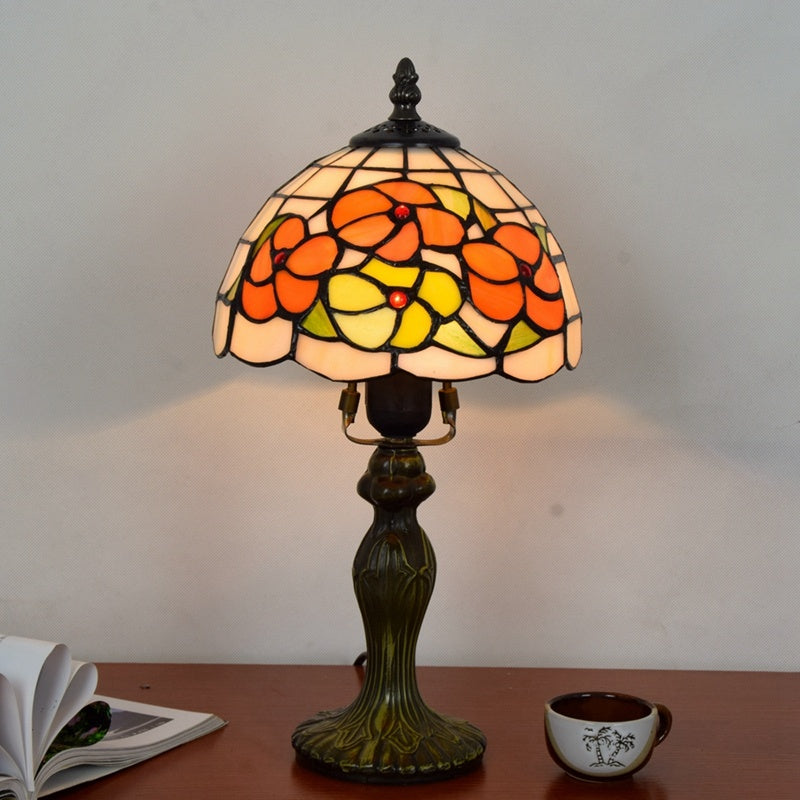 Stained Glass Retro Bar Bedroom Bedside Table Lamp