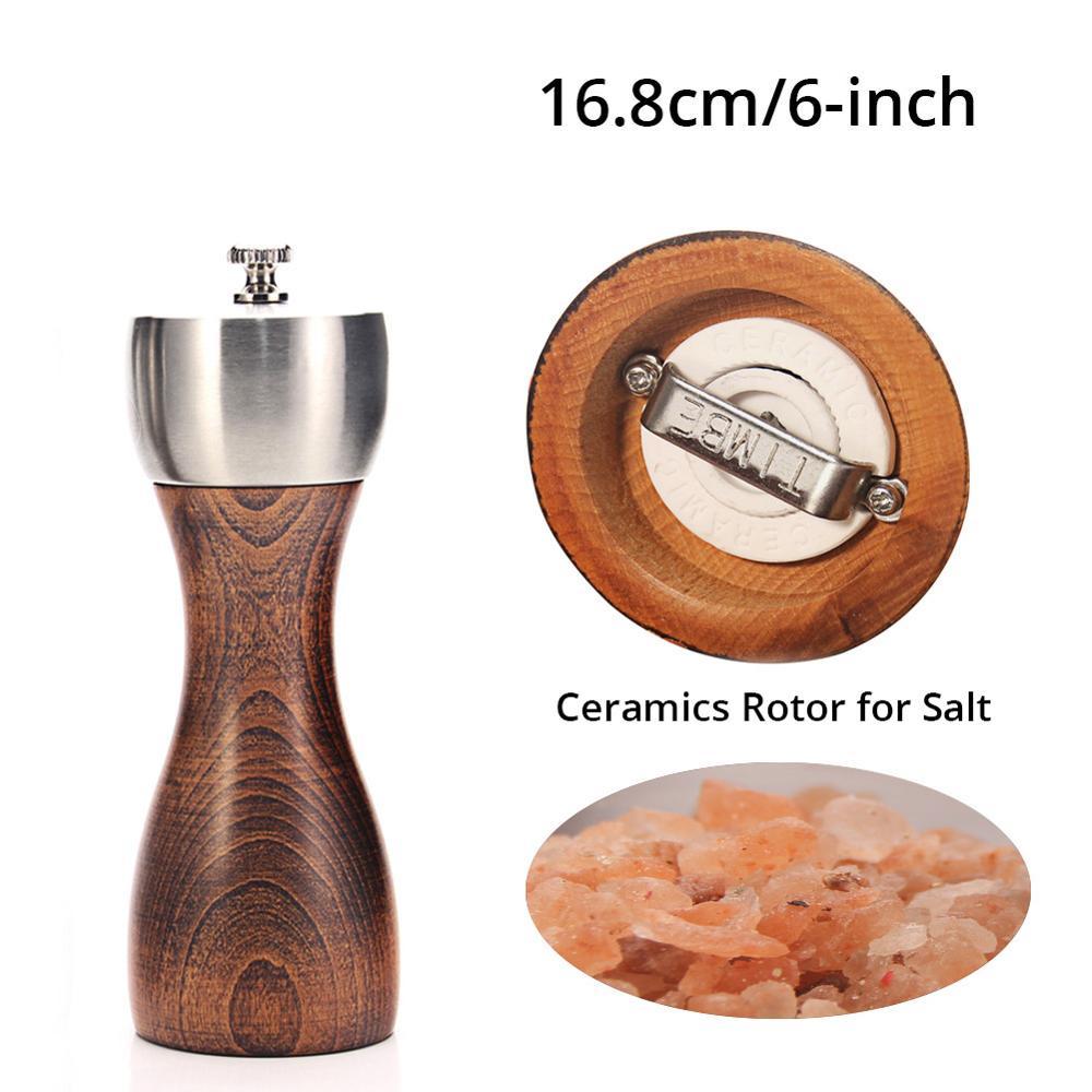 MHigh Quality Beech Pepper Salt Grinder