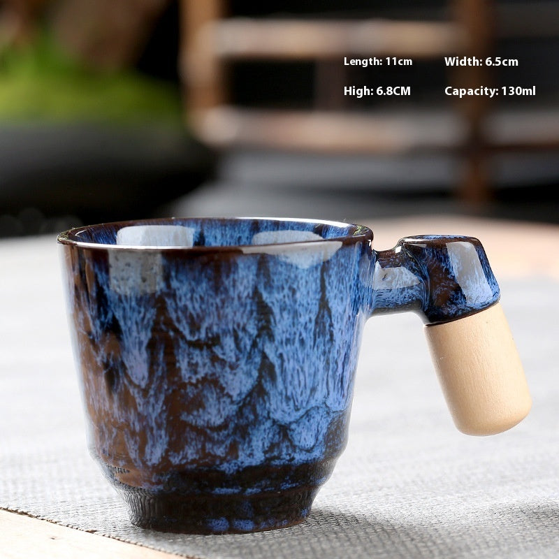 Wooden Handle Ceramic Cup Dahuaware