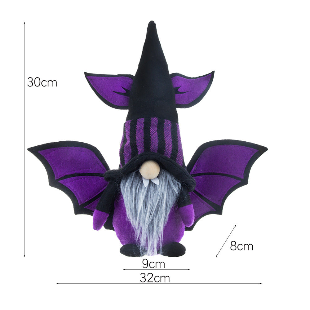 Halloween Bat Vampire Faceless Old Man