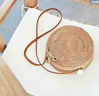 Woven Round Crossbody