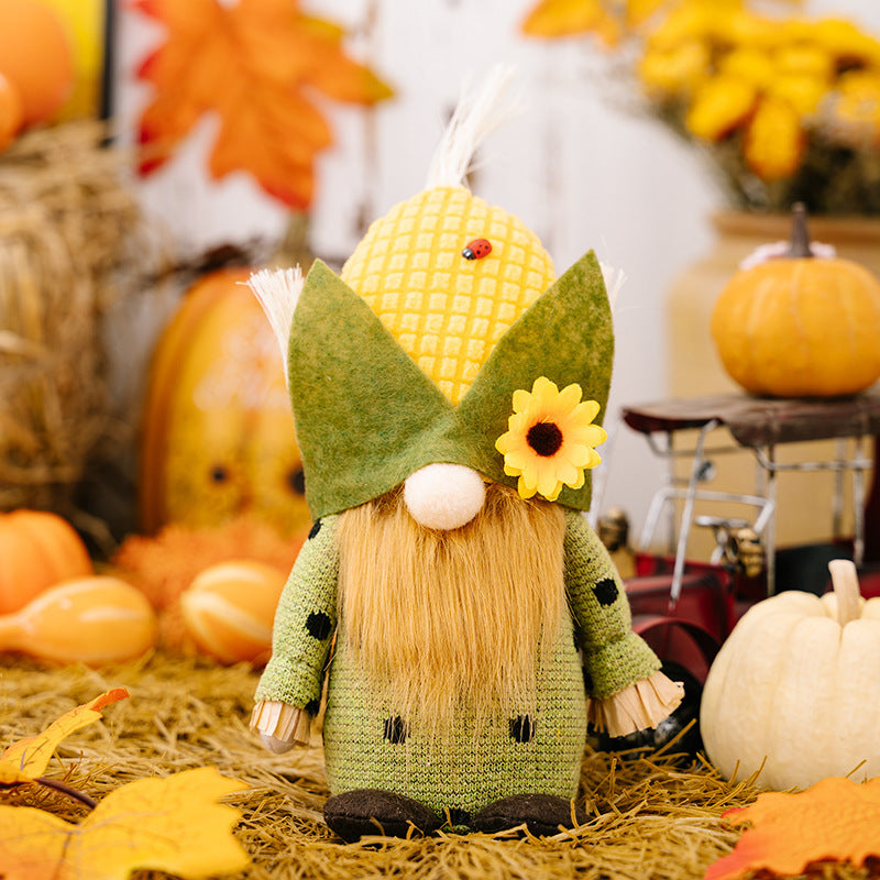 Harvest Season Corn Head Doll Sunflower