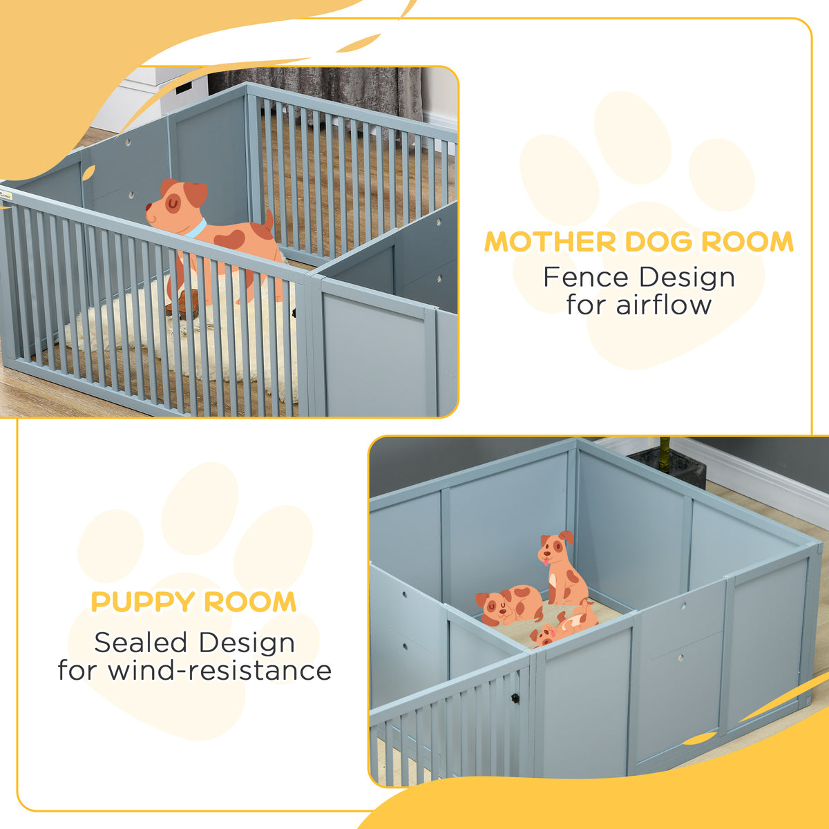 Dog Egg Crates For Mothers, Newborn Puppy Supplies And Essentials Built Comfortably