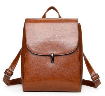 Fashion Woman Backpack Leather