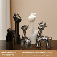 Cat, Bunny, Deer, Elephant Companions Figurine