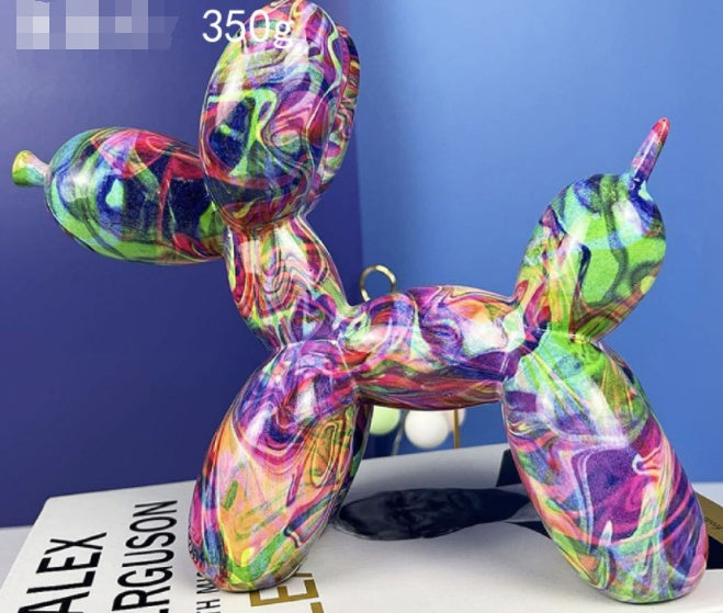 Decrative Resin Ballon Dog