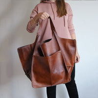 Fashionable Soft Leather Large Handbag