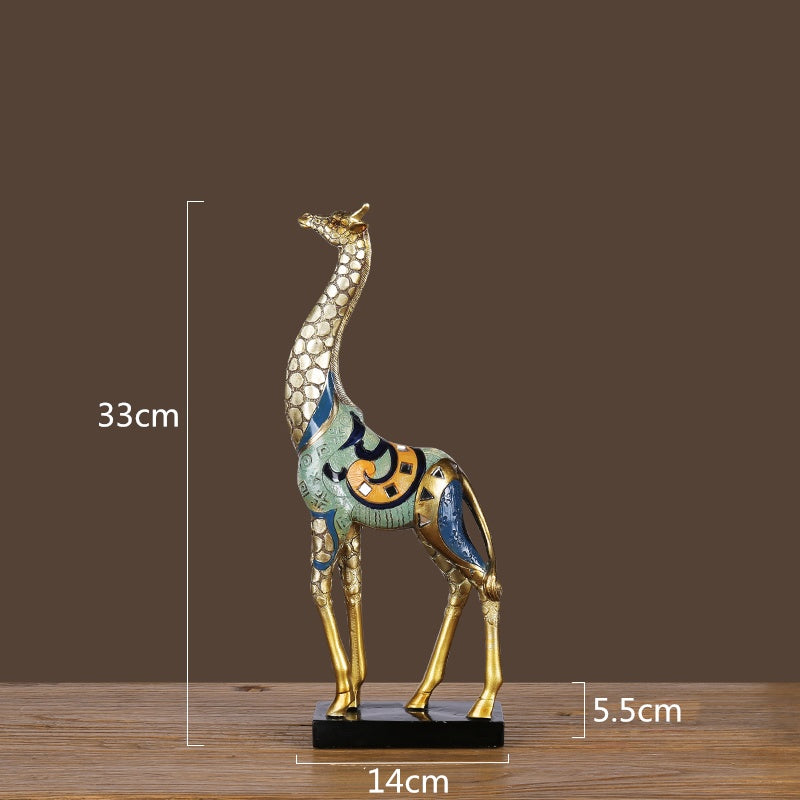 Modern Light Luxury Giraffe Creative Living Room Furnishings