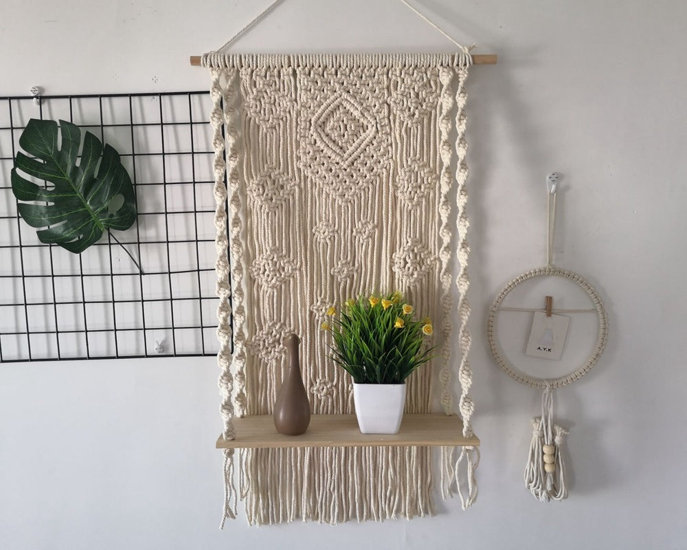 Hand-woven Tapestry Rack Bedroom Living Room Home Hotel Homestay Decoration