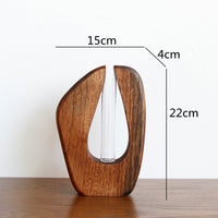 Creative Living Room Solid Wood Vase Countertop Ornaments