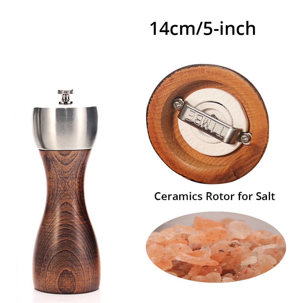 MHigh Quality Beech Pepper Salt Grinder