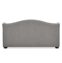 Robin 35 Tufted Wingback Pet Sofa Bed, Medium, Uptown Gray Stain Resistant High Performance Polyester