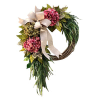 Decorative Wreath With Hydrangea