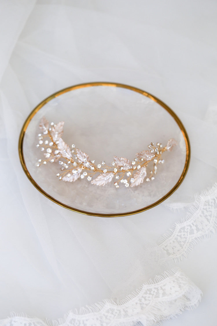 Bridal Hair Accessories Branch Rhinestone Crown Hair Band