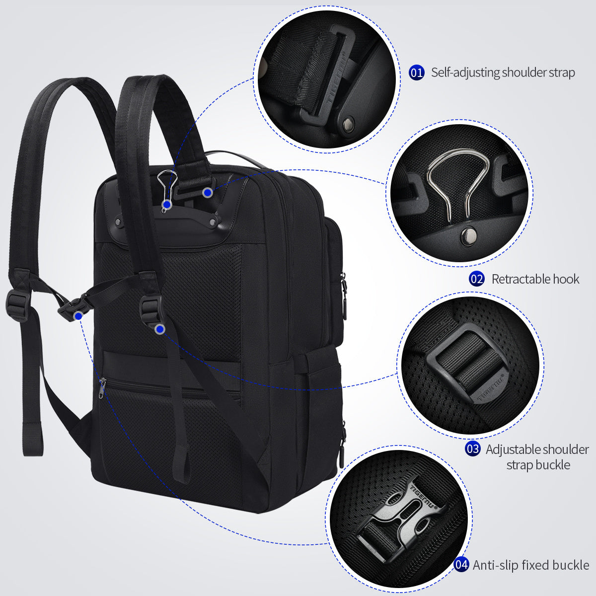 Men's Japanese Casual Tooling Sports Backpack