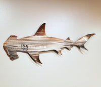 Stainless Steel Shark Wall Hanging