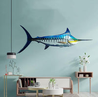 Stainless Steel Shark Wall Hanging