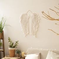 Bohemian Angel Wings Woven Wall Tapestry