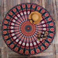 Printed Round Beach Towels