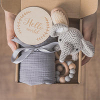 Baby Gift Box Set Bath Towel Toys