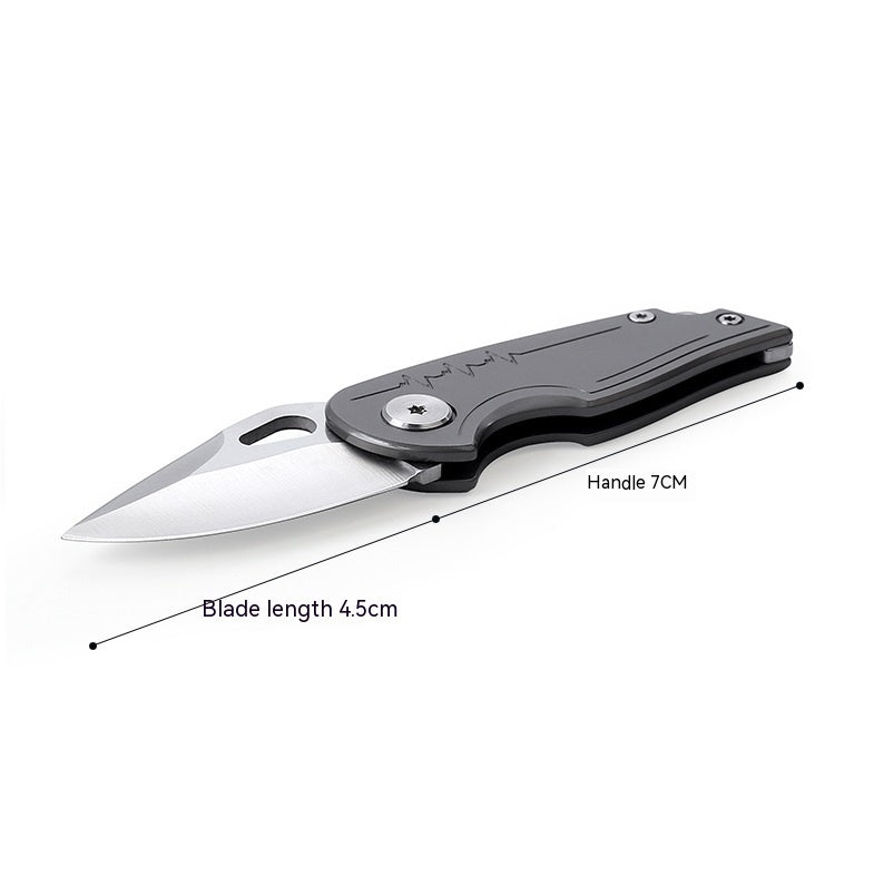 Multifunctional Self-defense Folding Stainless Steel Mini Fruit Knife