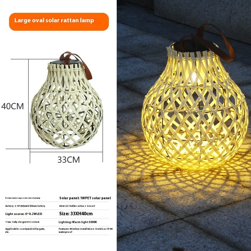 Outdoor Solar/USB Lantern Lights Waterproof