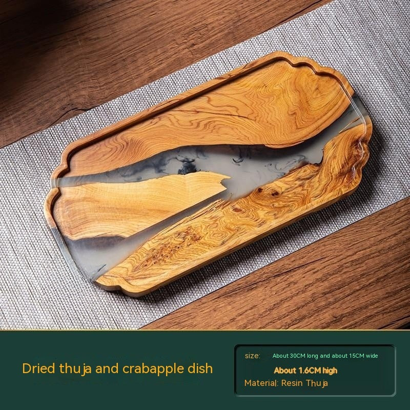 Dry Rectangular Wooden Tray