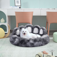 Bear Paw Shape House  With Removable Washable Bed Mat For Deep Sleeping - Keeping Warm