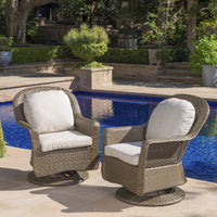 LIAM SWIVEL CLUB CHAIR  Set Of 2