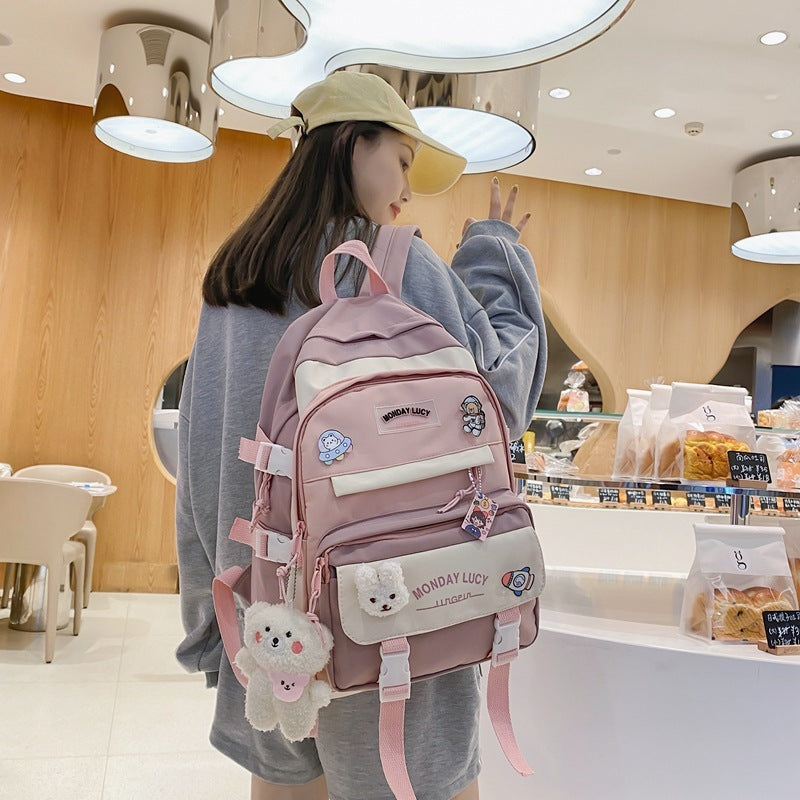 Elementary School Students' Mori All-match Backpack Large Capacity Shoulders